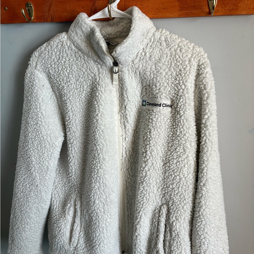 Port Authority White Sherpa Jacket